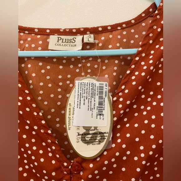 Plus S collection.. brand new polka dot dress - Picture 6 of 8